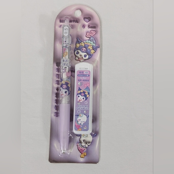 Kuromi Pochacco Mechanical Led Pencil With Led Refills , NEW, 0.5 mm - Picture 1 of 2